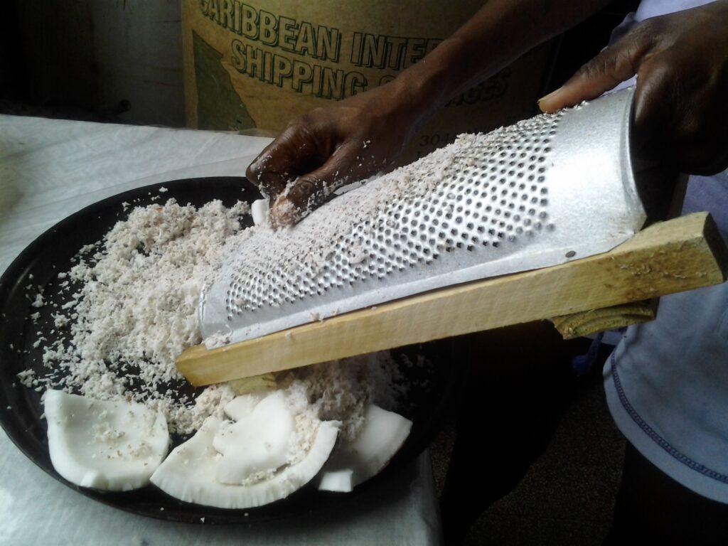 Culinary-at-Home-with-Hector-Top-5-Porridge-Jamaican-Style-Grating-Coconut