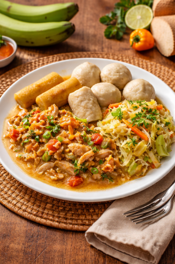 Simply-Creative-Cooking-What-My-Dad-Taught-Me-Plated-Run-Dung-Meal